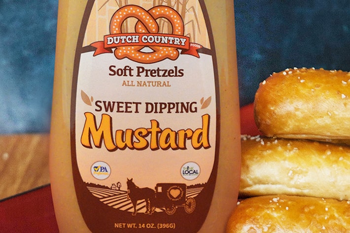 Dutch Country Soft Pretzels Mustards